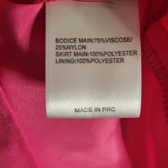 Keepsake the label medium strapless hot pink high low dress - Picture 8 of 9